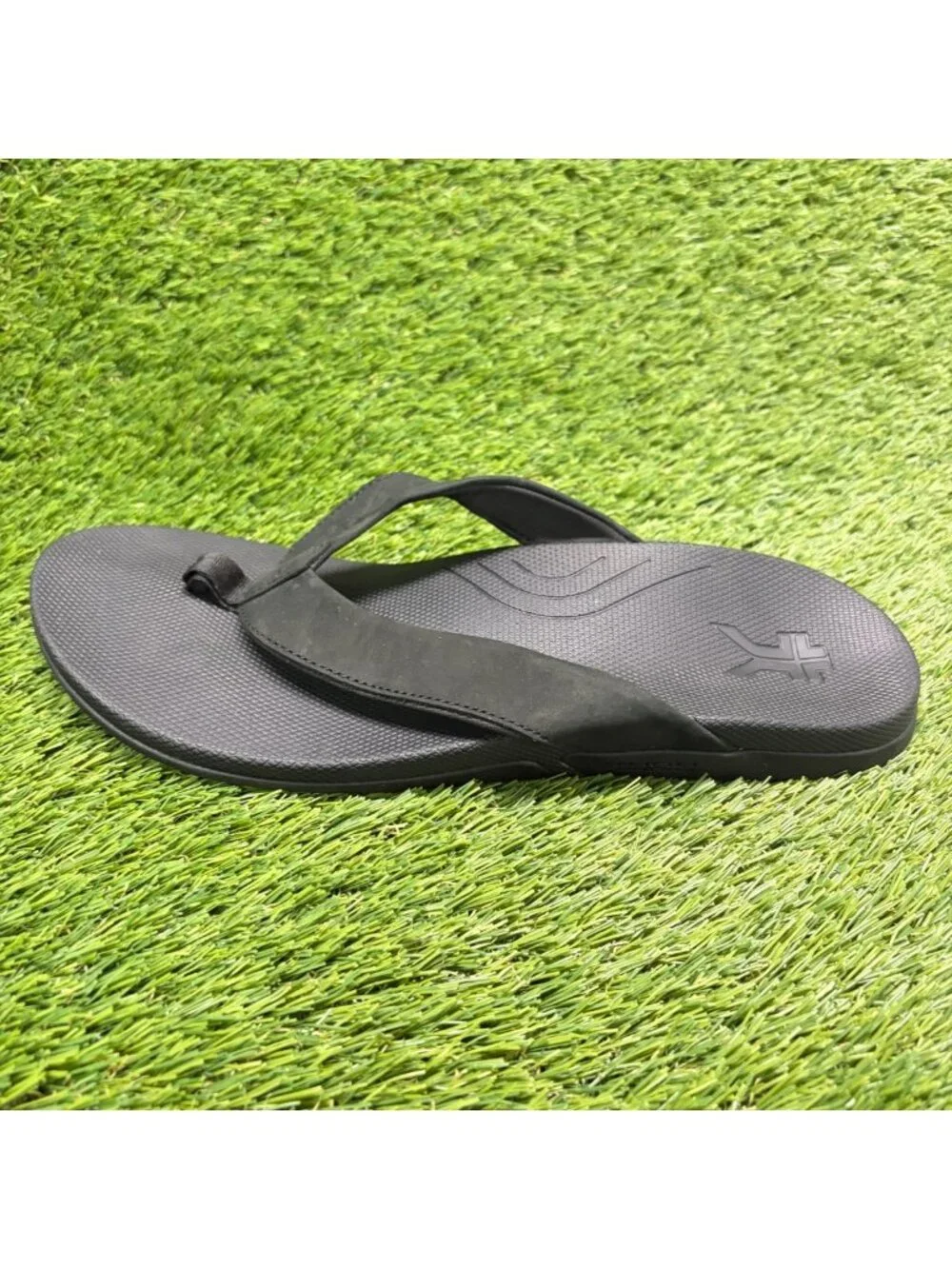 Kuru Kala 2 Mens Size 12 Black Beach Walking Outdoor Flip Flop Thong Sandals